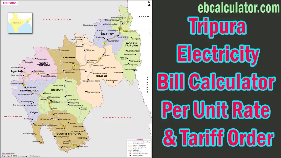tripura-electricity-bill-calculator-per-unit-rate-tariff-order-2022